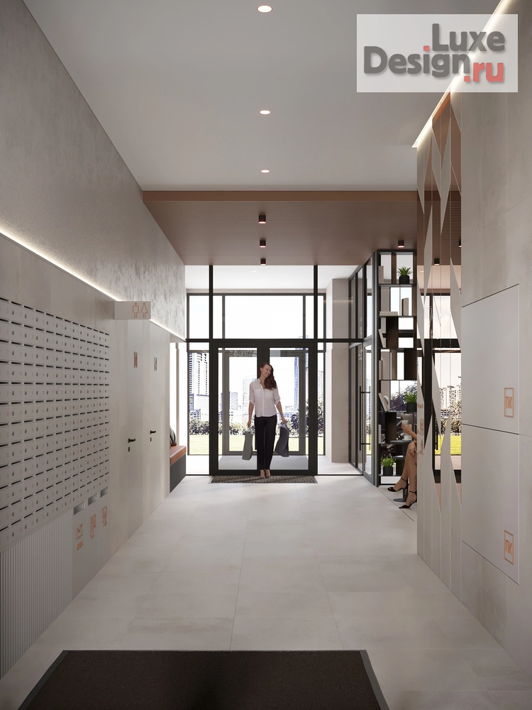 Дизайн интерьера офиса "МОП PR-426 ЖК "Видный"" (фото 2)