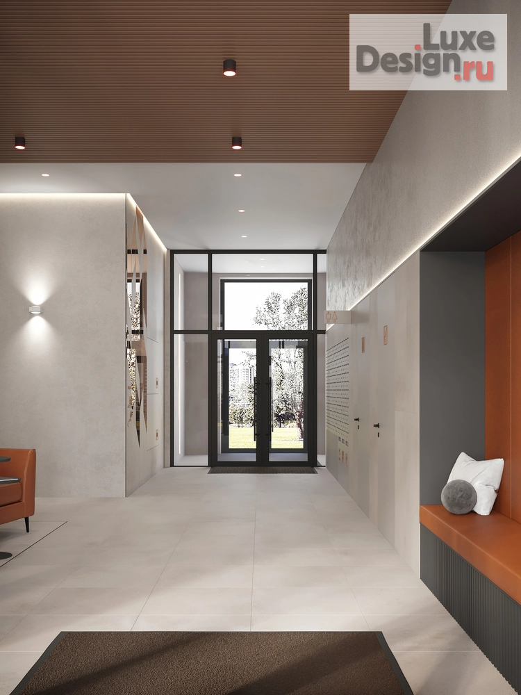 Дизайн интерьера офиса "МОП PR-426 ЖК "Видный"" (фото 3)