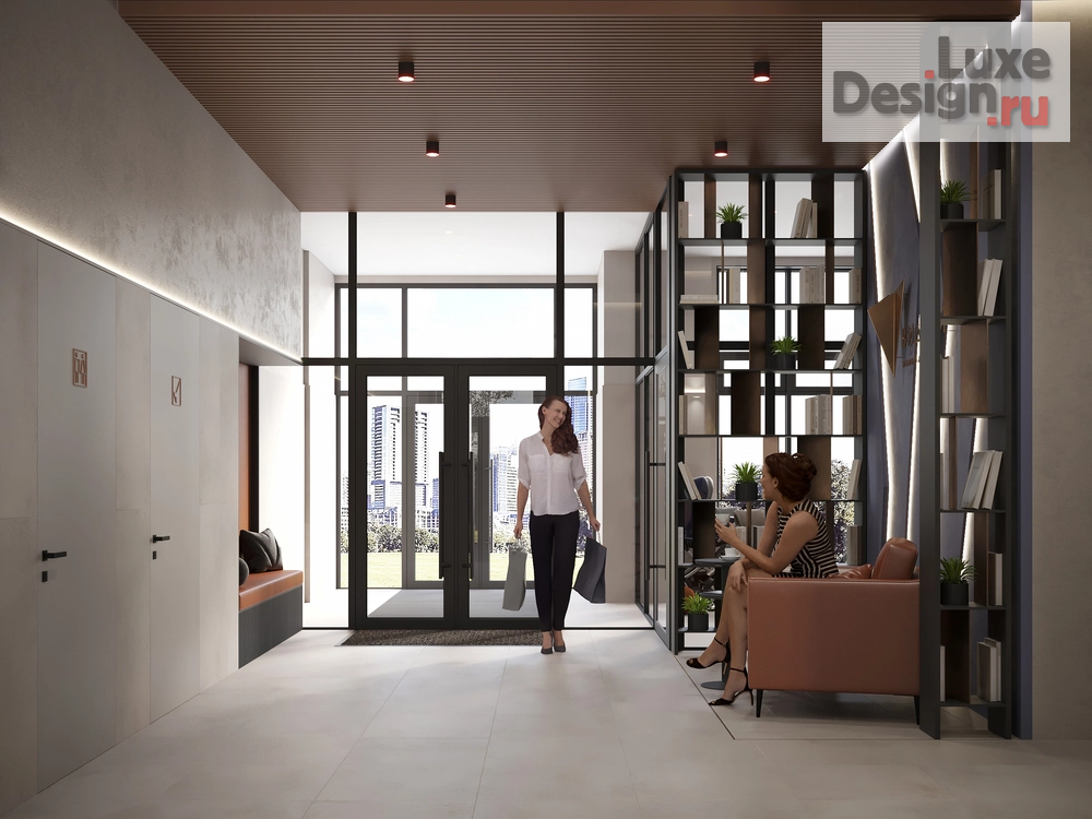 Дизайн интерьера офиса "МОП PR-426 ЖК "Видный"" (фото 4)