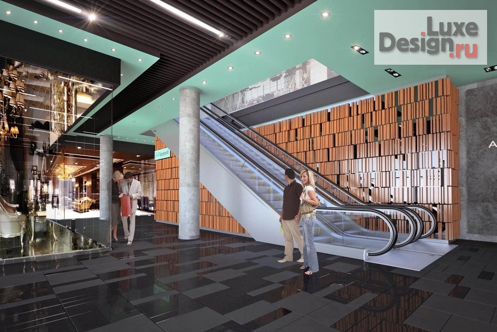 Дизайн интерьера шоу-рума "Дизайн PR-186 интерьерного центра ASTROOM" (фото 2)