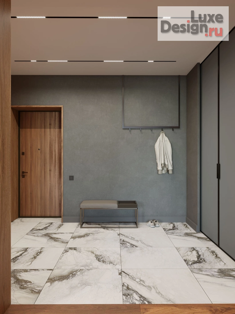 Дизайн интерьера трехкомнатной квартиры "Квартира PR-95 ЖК Макаровский" (фото 9)