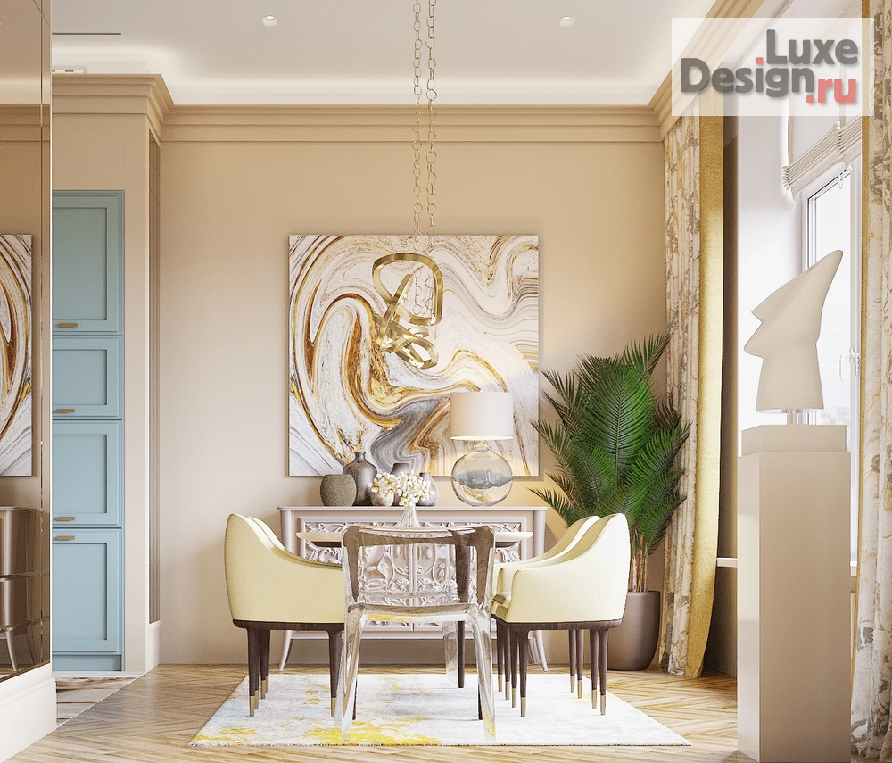 Дизайн интерьера трехкомнатной квартиры "Квартира PR-75 в ЖК Ривьера " (фото 14)