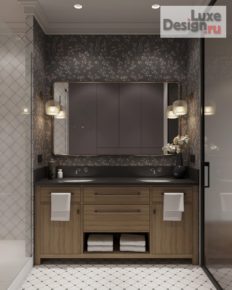 Дизайн интерьера четырехкомнатной квартиры "Квартира PR-101 в ЖК Нагорный" (фото 27)