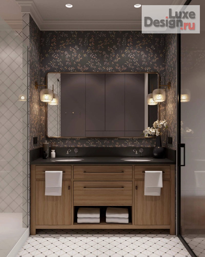 Дизайн интерьера трехкомнатной квартиры "Квартира PR-358 ЖК Нагорный" (фото 27)