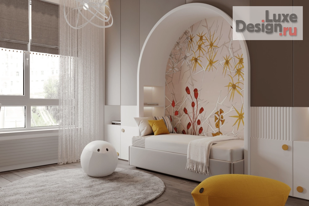 Дизайн интерьера трехкомнатной квартиры "Квартира PR-91 ЖК Парк Столиц Милан" (фото 9)