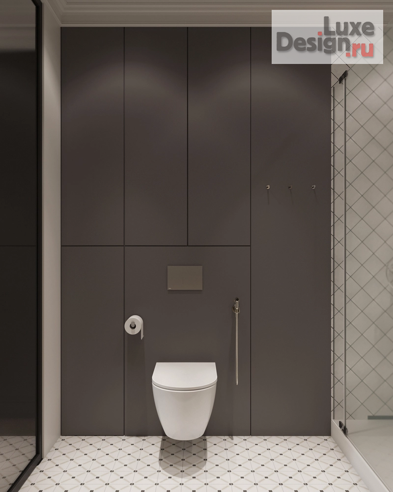 Дизайн интерьера четырехкомнатной квартиры "Квартира PR-101 в ЖК Нагорный" (фото 29)