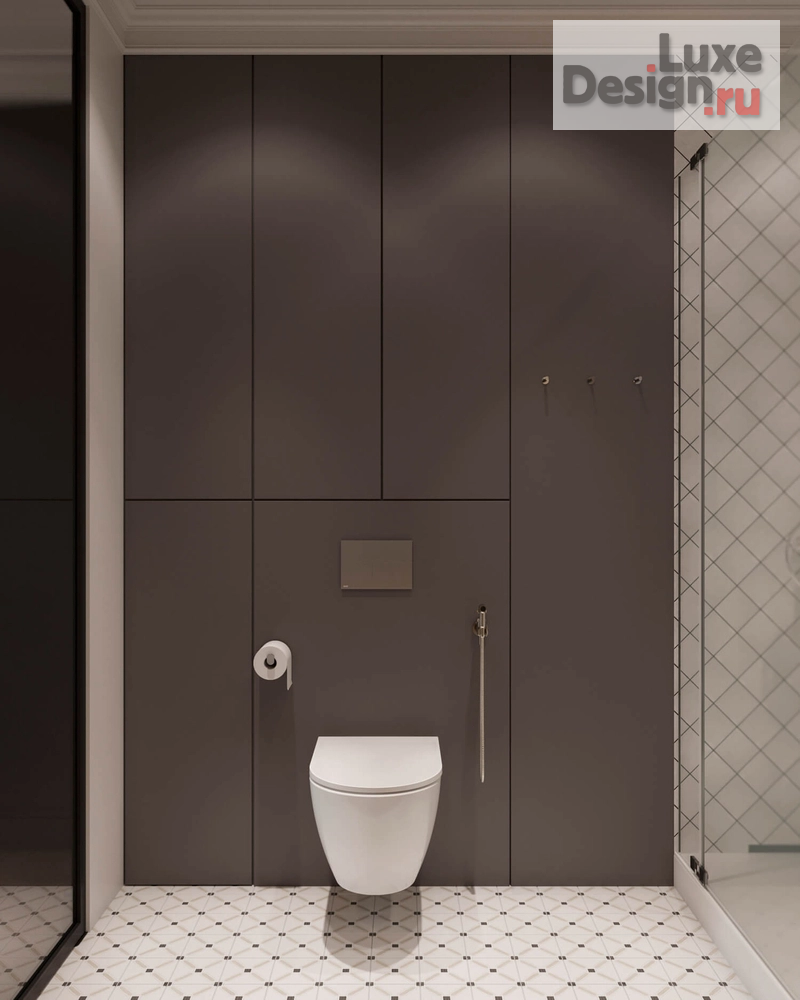 Дизайн интерьера трехкомнатной квартиры "Квартира PR-358 ЖК Нагорный" (фото 29)