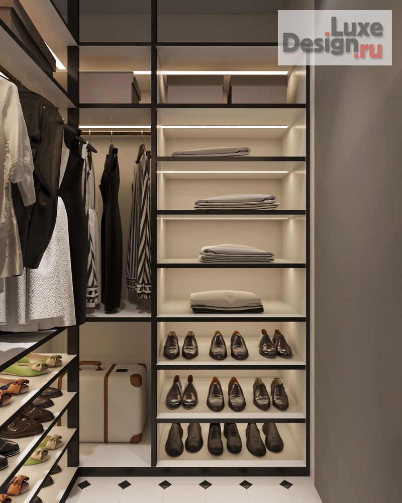 Дизайн интерьера четырехкомнатной квартиры "Квартира PR-101 в ЖК Нагорный" (фото 37)