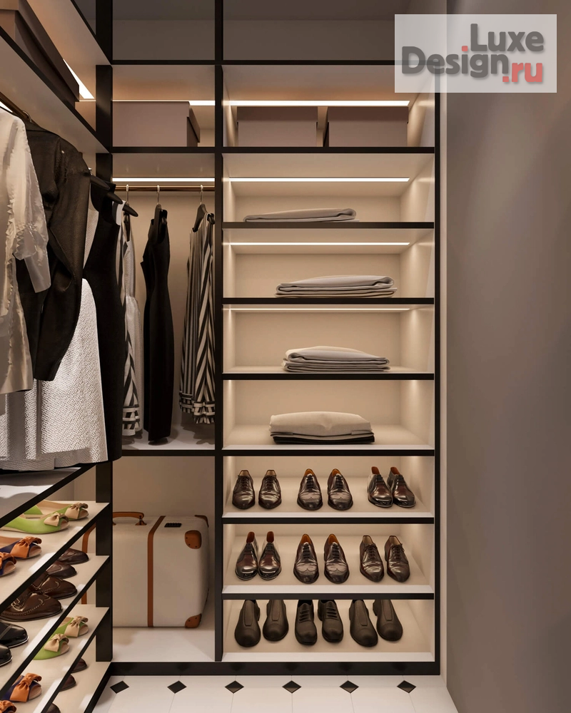 Дизайн интерьера трехкомнатной квартиры "Квартира PR-358 ЖК Нагорный" (фото 37)