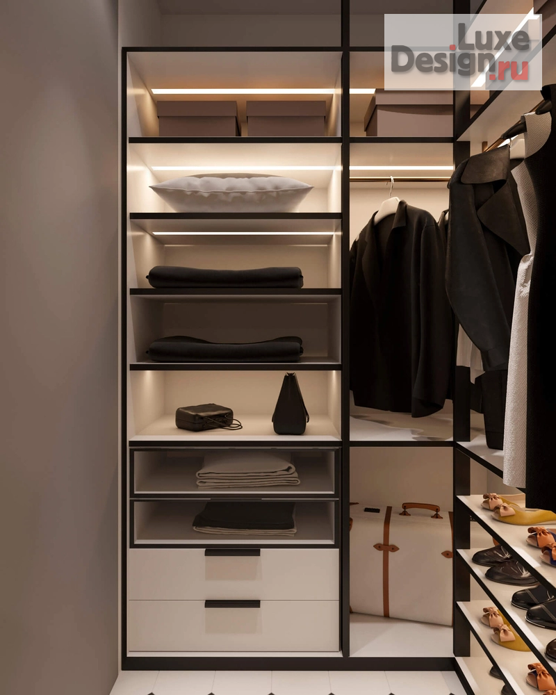 Дизайн интерьера трехкомнатной квартиры "Квартира PR-358 ЖК Нагорный" (фото 38)