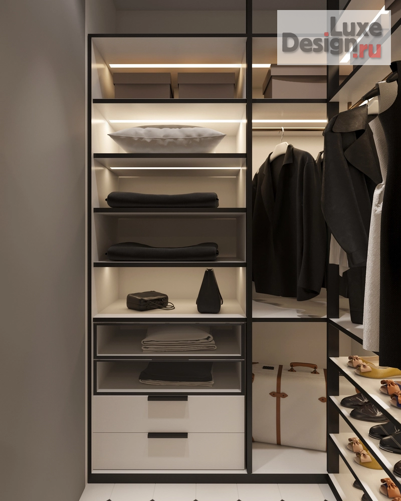 Дизайн интерьера четырехкомнатной квартиры "Квартира PR-101 в ЖК Нагорный" (фото 38)