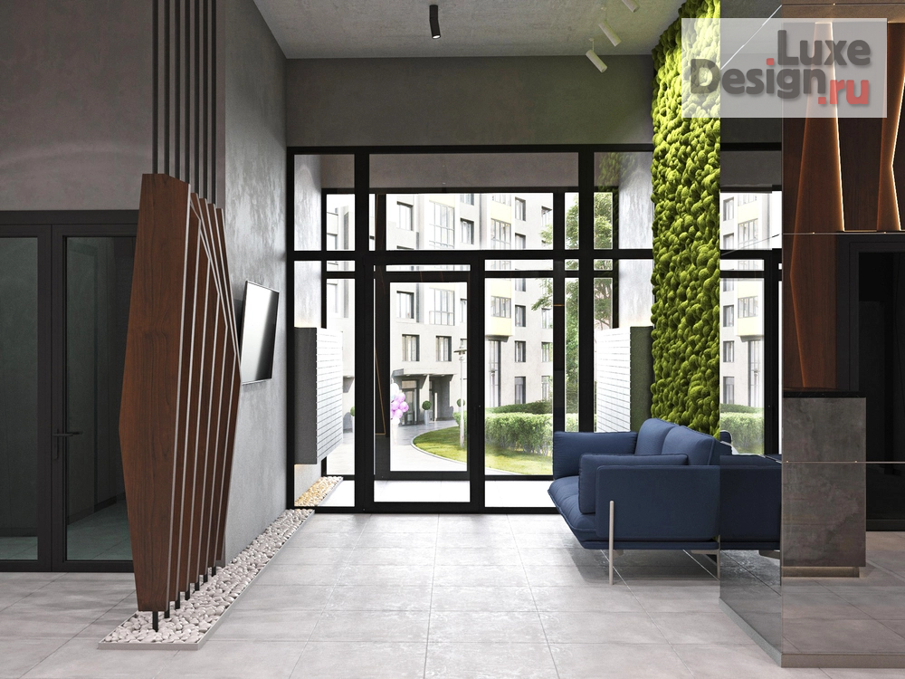 Дизайн интерьера бутика "Дизайн МОП PR-9 ЖК ITOWER дом №1" (фото 2)