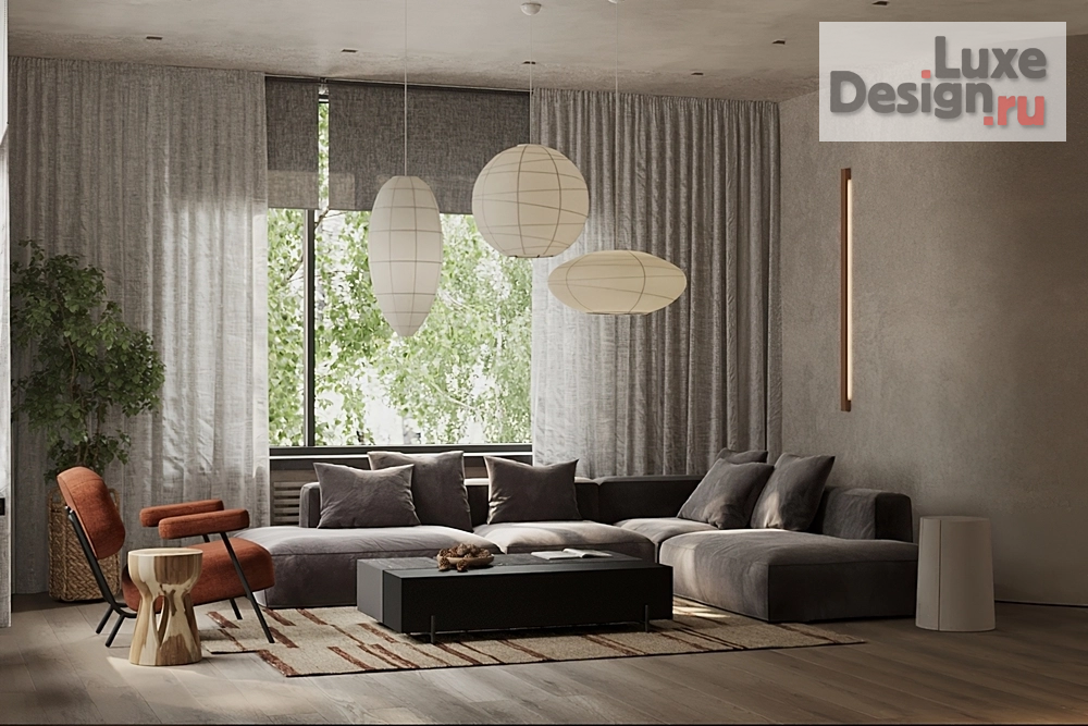 Дизайн интерьера коттеджа "Дом PR-99 в КП Заповедник" (фото 1)