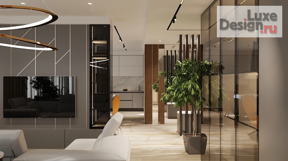 Дизайн интерьера трехкомнатной квартиры "Квартира PR-11 в ЖК Чемпион Парк" (фото 2)