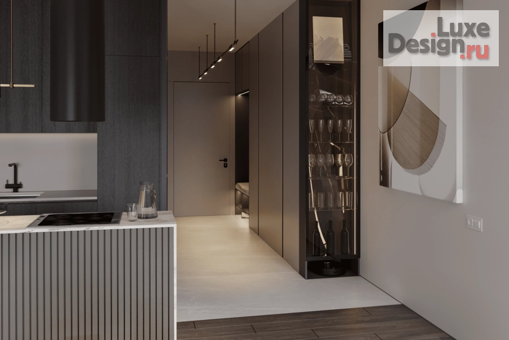 Дизайн интерьера трехкомнатной квартиры "Квартира PR-91 ЖК Парк Столиц Милан" (фото 4)