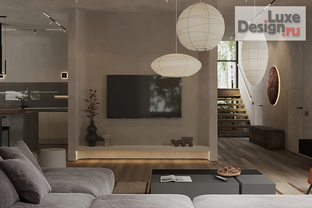 Дизайн интерьера коттеджа "Дом PR-99 в КП Заповедник" (фото 3)