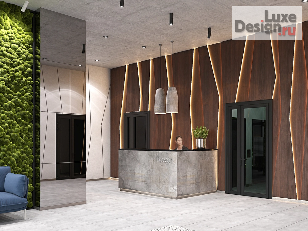 Дизайн интерьера бутика "Дизайн МОП PR-9 ЖК ITOWER дом №1" (фото 1)