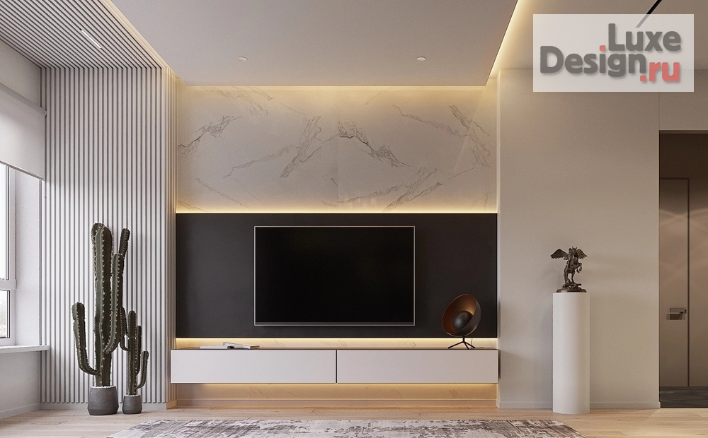 Дизайн интерьера двухкомнатной квартиры "Квартира PR-232 ЖК Клевер - парк" (фото 7)