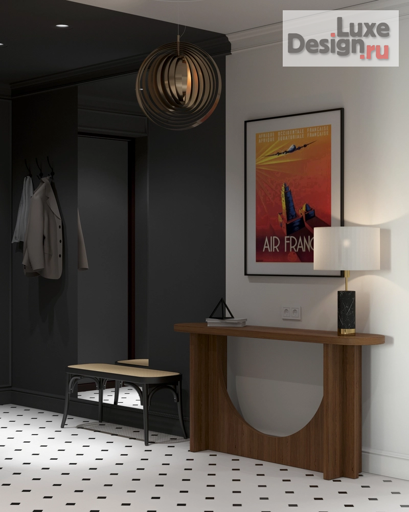 Дизайн интерьера четырехкомнатной квартиры "Квартира PR-101 в ЖК Нагорный" (фото 7)