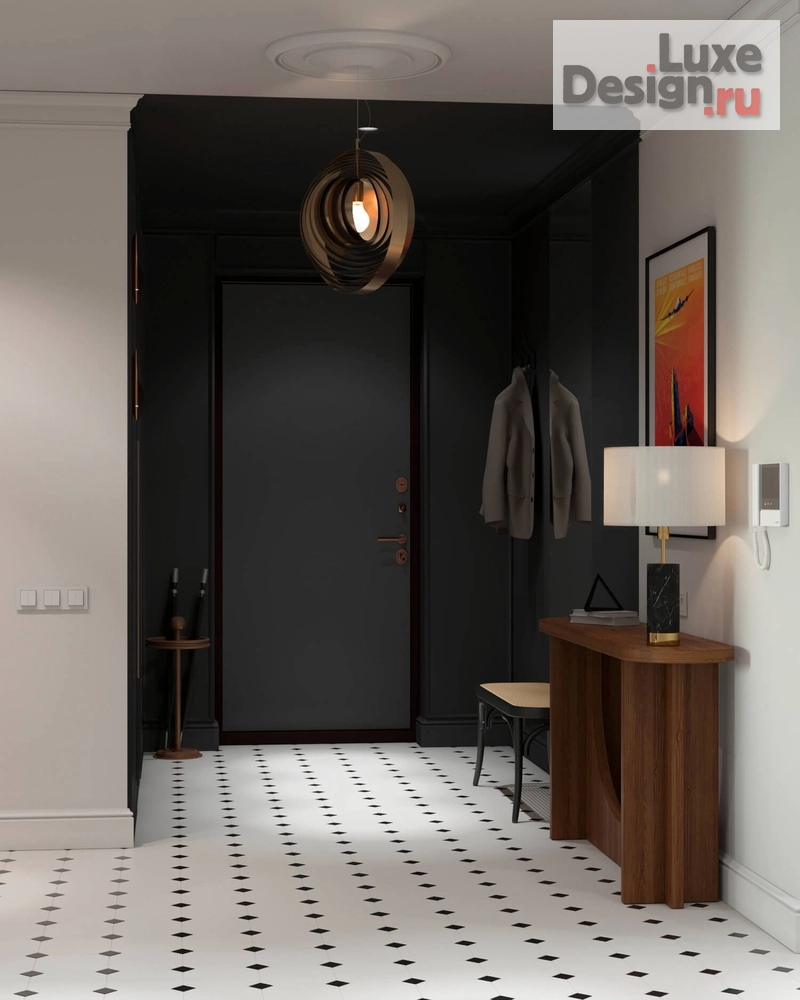 Дизайн интерьера трехкомнатной квартиры "Квартира PR-358 ЖК Нагорный" (фото 8)