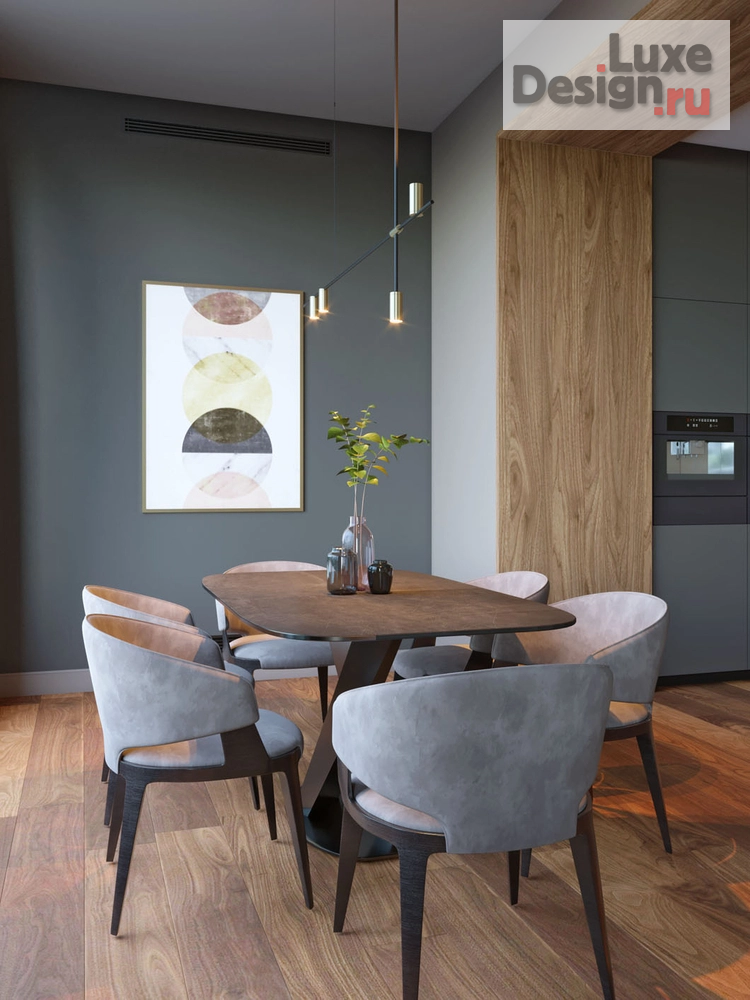 Дизайн интерьера трехкомнатной квартиры "Квартира PR-95 ЖК Макаровский" (фото 11)