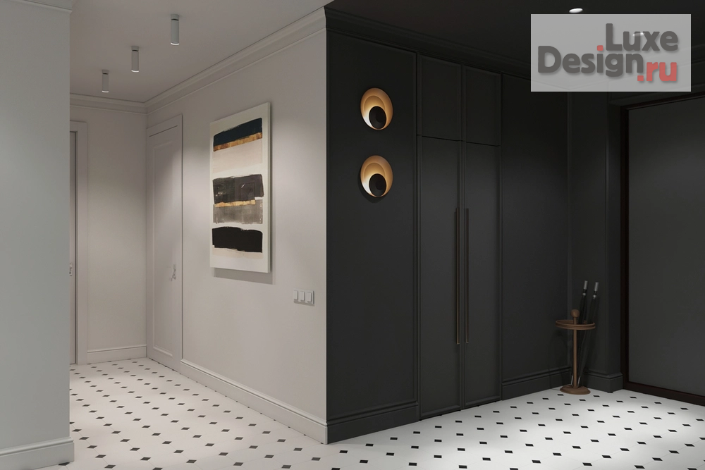 Дизайн интерьера четырехкомнатной квартиры "Квартира PR-101 в ЖК Нагорный" (фото 9)