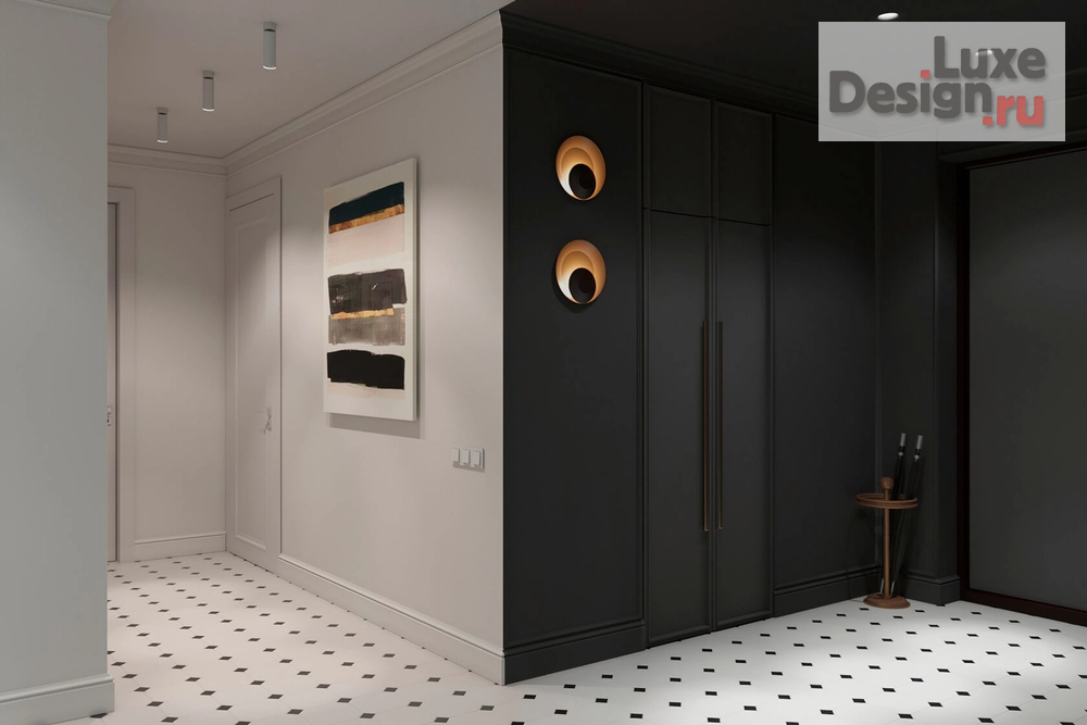 Дизайн интерьера трехкомнатной квартиры "Квартира PR-358 ЖК Нагорный" (фото 9)