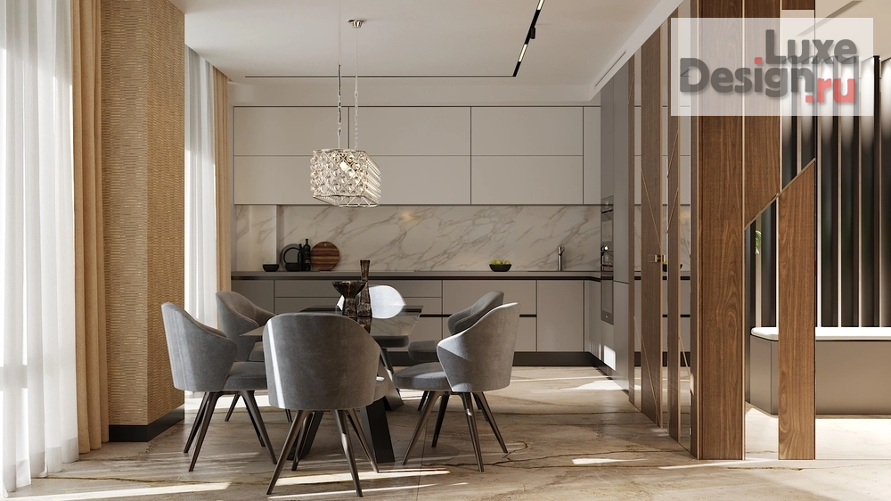 Дизайн интерьера трехкомнатной квартиры "Квартира PR-11 в ЖК Чемпион Парк" (фото 1)