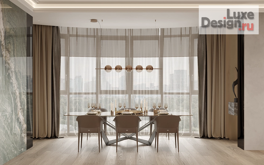 Дизайн интерьера трехкомнатной квартиры "Квартира PR-418 в ЖК Ривьера" (фото 5)