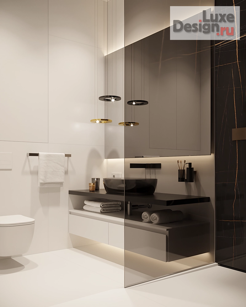 Дизайн интерьера трехкомнатной квартиры "Квартира PR-418 в ЖК Ривьера" (фото 15)