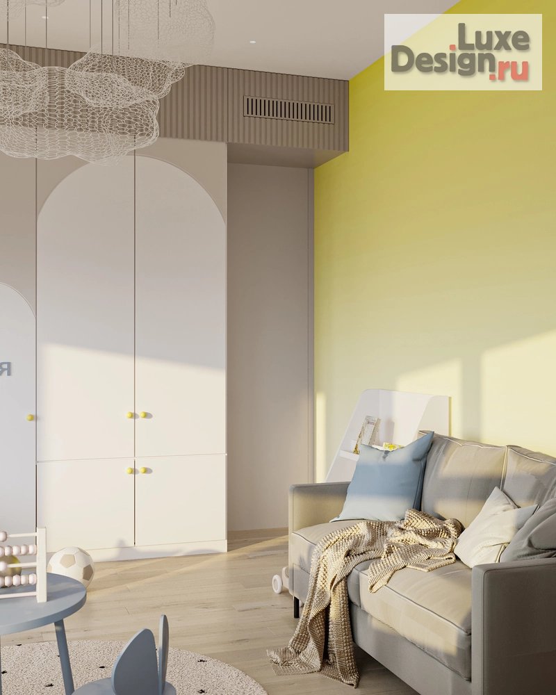 Дизайн интерьера трехкомнатной квартиры "Квартира PR-96 ЖК FORUM CITY" (фото 12)