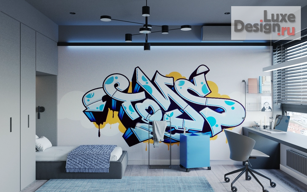 Дизайн интерьера двухкомнатной квартиры "Квартира ЖК PR-74 Клевер Парк 85 " (фото 6)