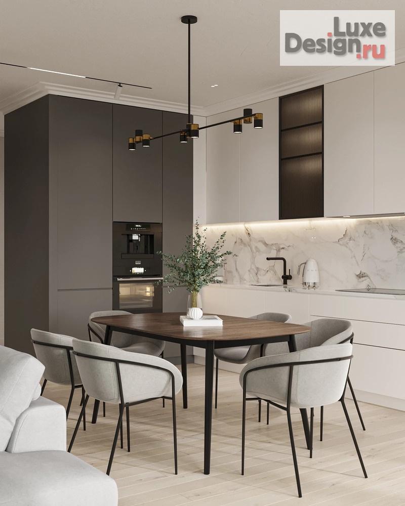 Дизайн интерьера трехкомнатной квартиры "Квартира PR-96 ЖК FORUM CITY" (фото 8)