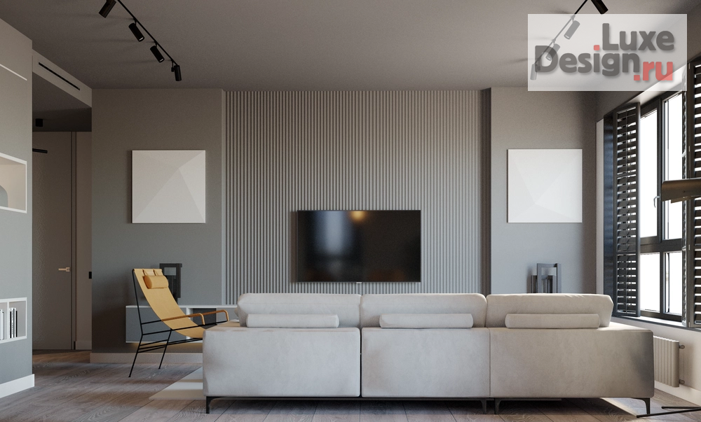 Дизайн интерьера двухкомнатной квартиры "Квартира ЖК PR-74 Клевер Парк 85 " (фото 2)