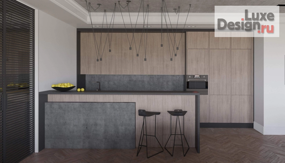 Дизайн интерьера трехкомнатной квартиры "Квартира PR-218 в Клубном доме "Тихвинъ"" (фото 5)