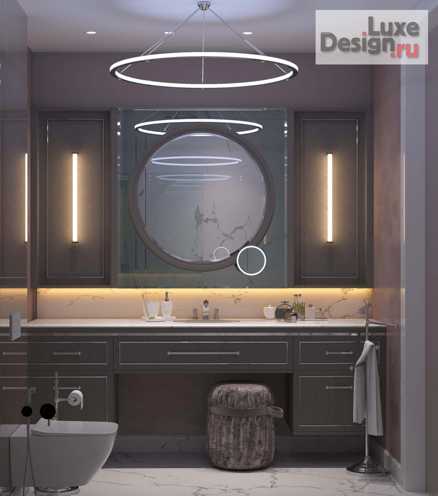 Дизайн интерьера трехкомнатной квартиры "Квартира PR-218 в Клубном доме "Тихвинъ"" (фото 14)