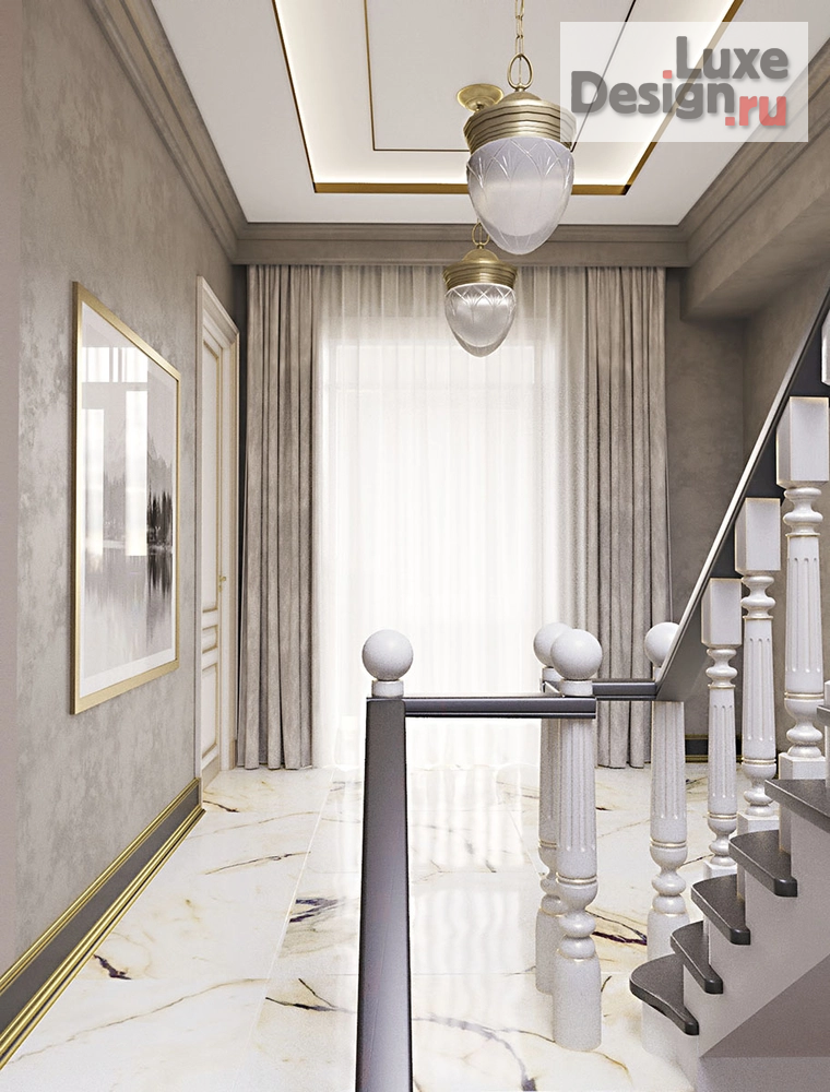 Дизайн интерьера частного дома "Дом PR-189 в стиле Ар-Дэко г. Пермь" (фото 7)