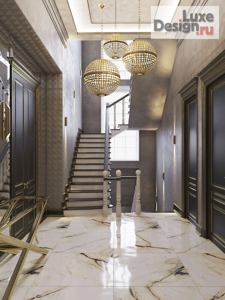 Дизайн интерьера частного дома "Дом PR-189 в стиле Ар-Дэко г. Пермь" (фото 9)