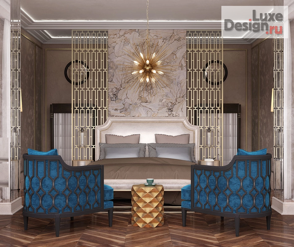 Дизайн интерьера частного дома "Дом PR-189 в стиле Ар-Дэко г. Пермь" (фото 11)