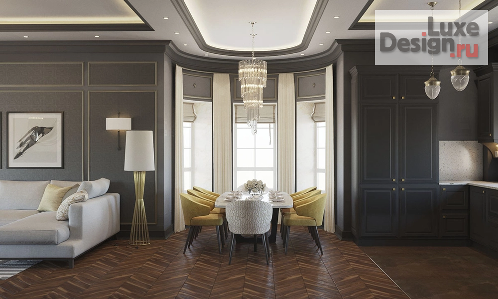 Дизайн интерьера частного дома "Дом PR-189 в стиле Ар-Дэко г. Пермь" (фото 21)