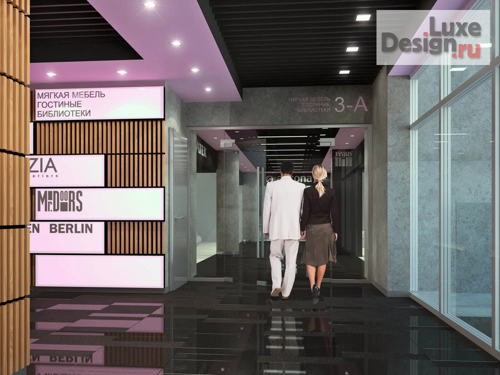 Дизайн интерьера шоу-рума "Дизайн PR-186 интерьерного центра ASTROOM" (фото 10)