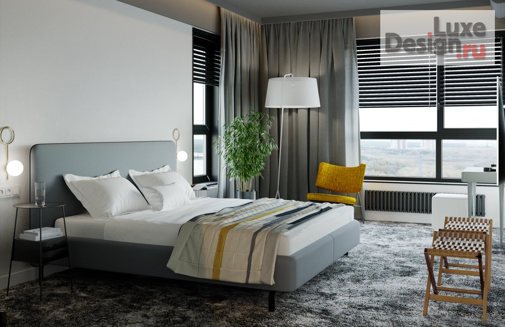 Дизайн интерьера двухкомнатной квартиры "Квартира ЖК PR-74 Клевер Парк 85 " (фото 19)