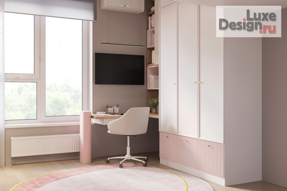 Дизайн интерьера детской "Дизайн детской ЖК "Ландау"" (фото 8)