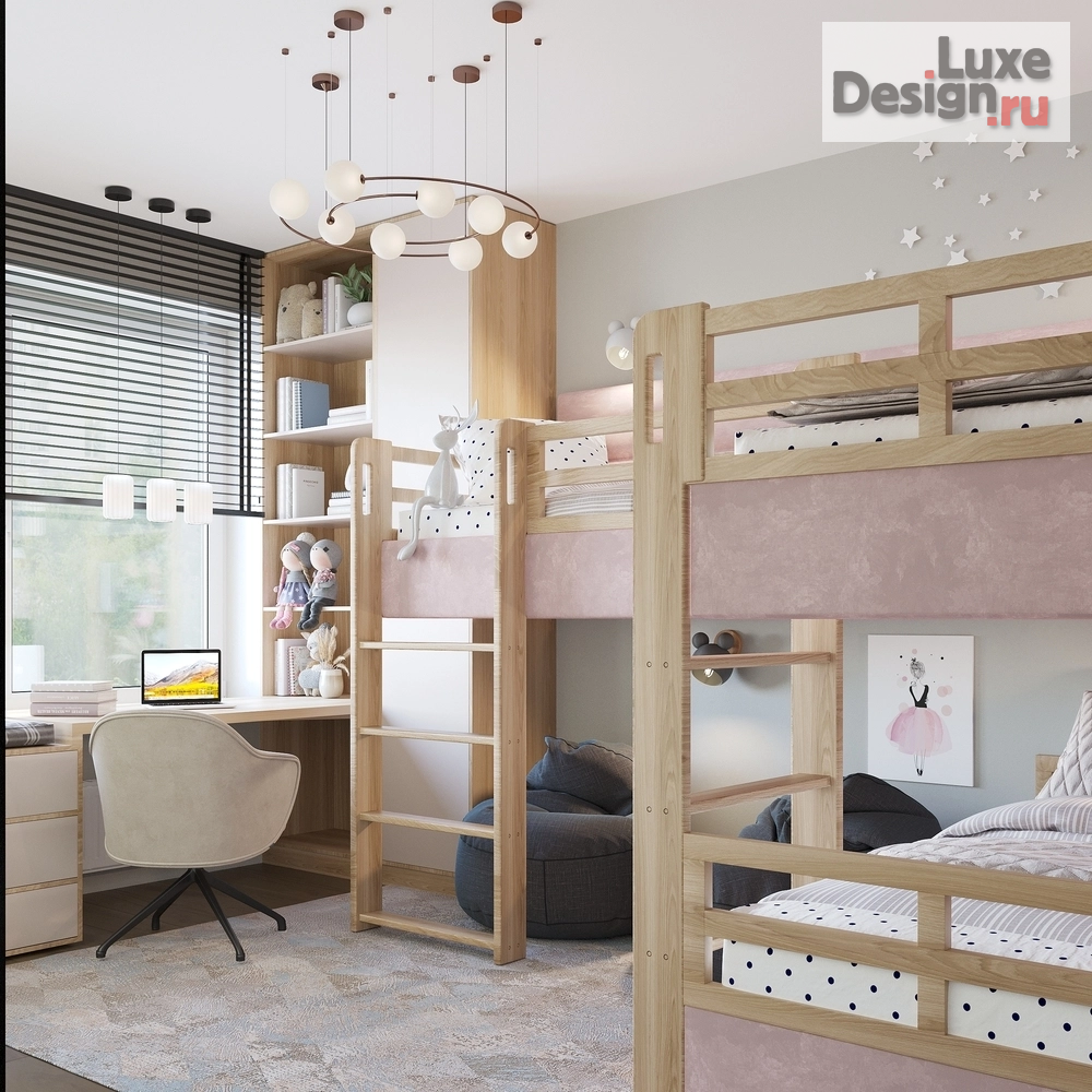 Дизайн интерьера детской "Детская в квартире ЖК "Депо" г. Екатеринбург" (фото 1)