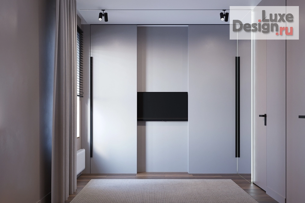 Дизайн интерьера спальни "Спальня в квартире ЖК "Депо" г.Екатеринбург" (фото 2)