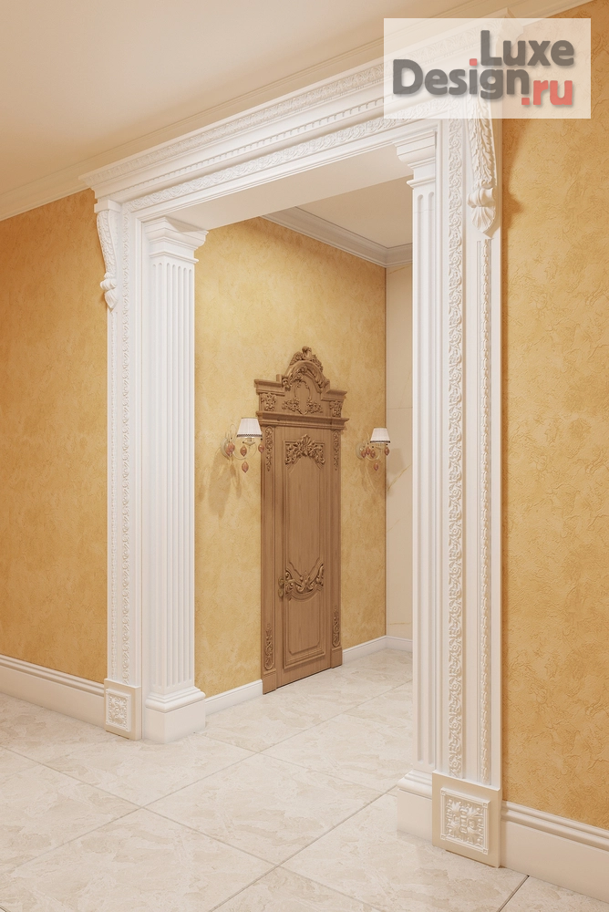 Дизайн интерьера загородного дома "Тамбур при холле в загородном доме г. Реж" (фото 3)