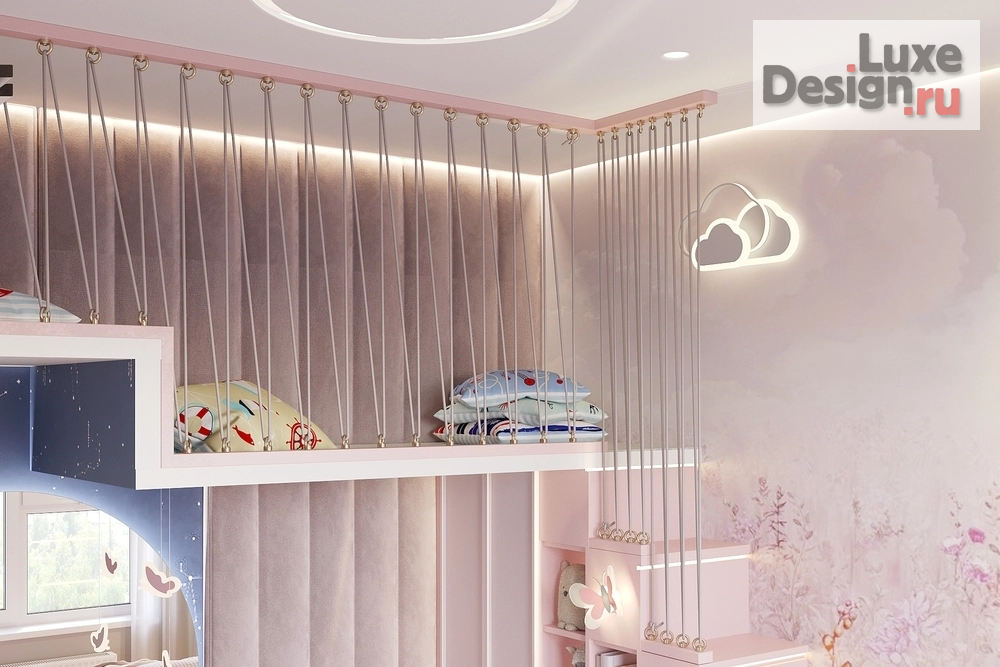 Дизайн интерьера детской "Дизайн детской ЖК "Ландау"" (фото 6)