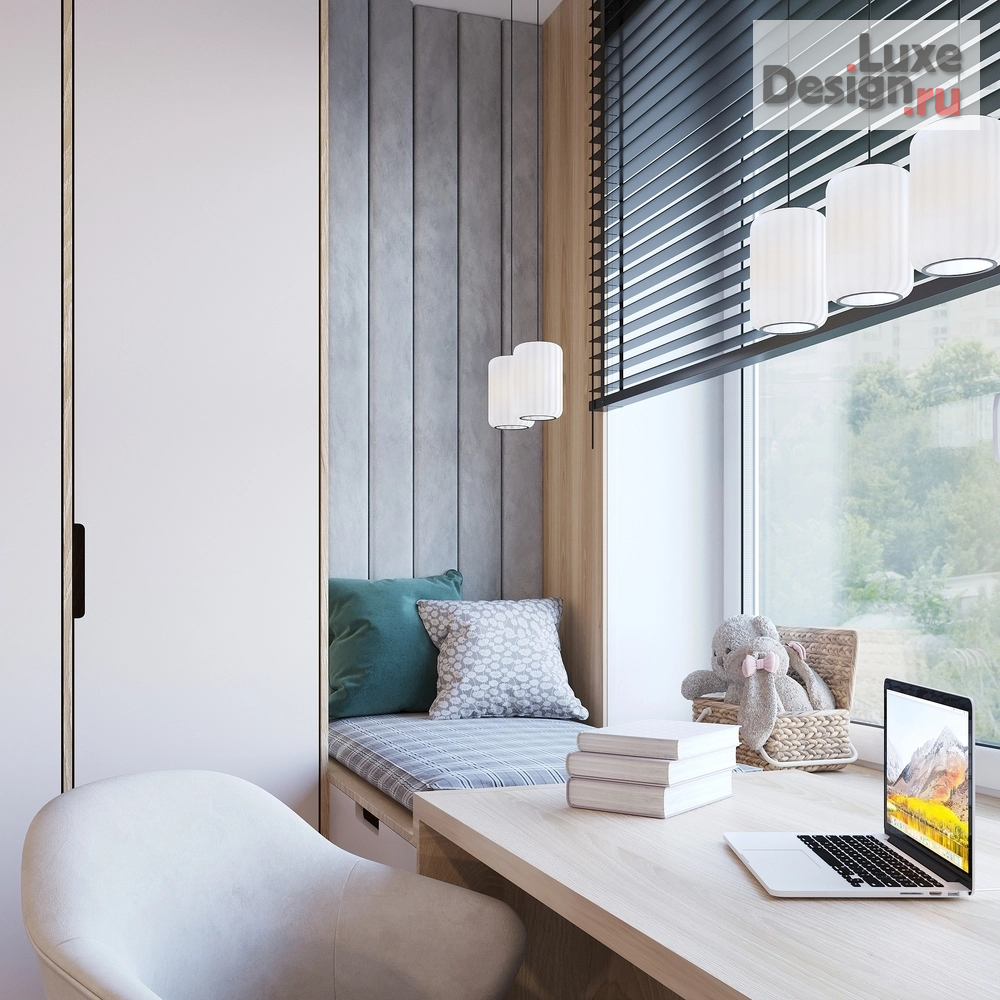 Дизайн интерьера детской "Детская в квартире ЖК "Депо" г. Екатеринбург" (фото 3)