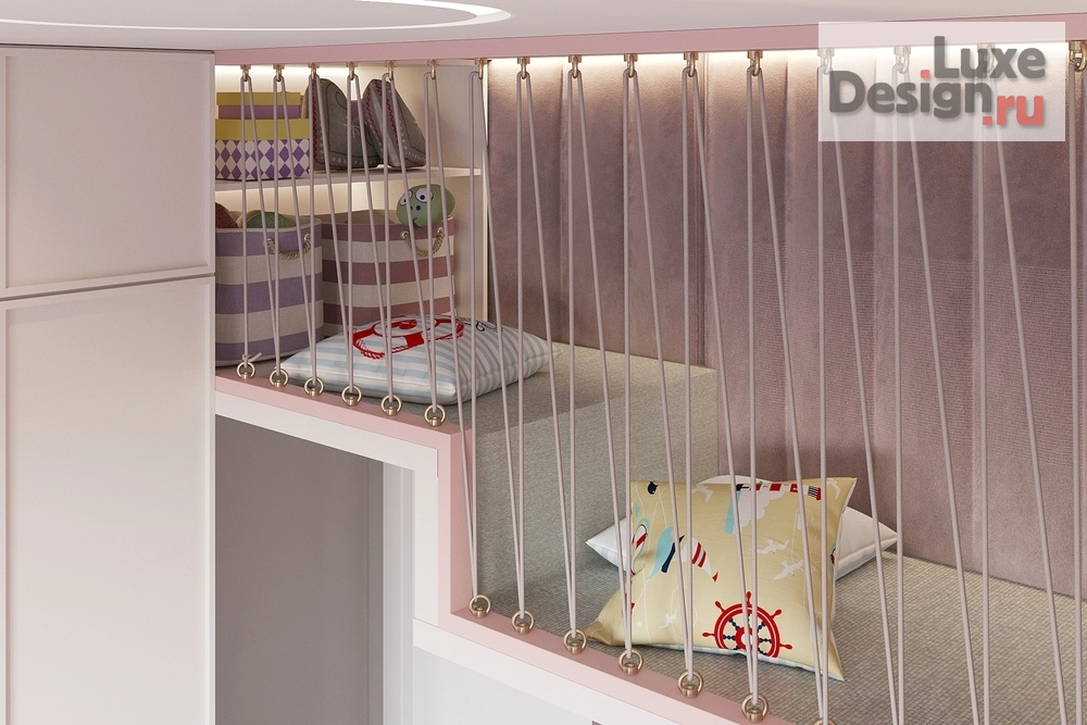 Дизайн интерьера детской "Дизайн детской ЖК "Ландау"" (фото 7)