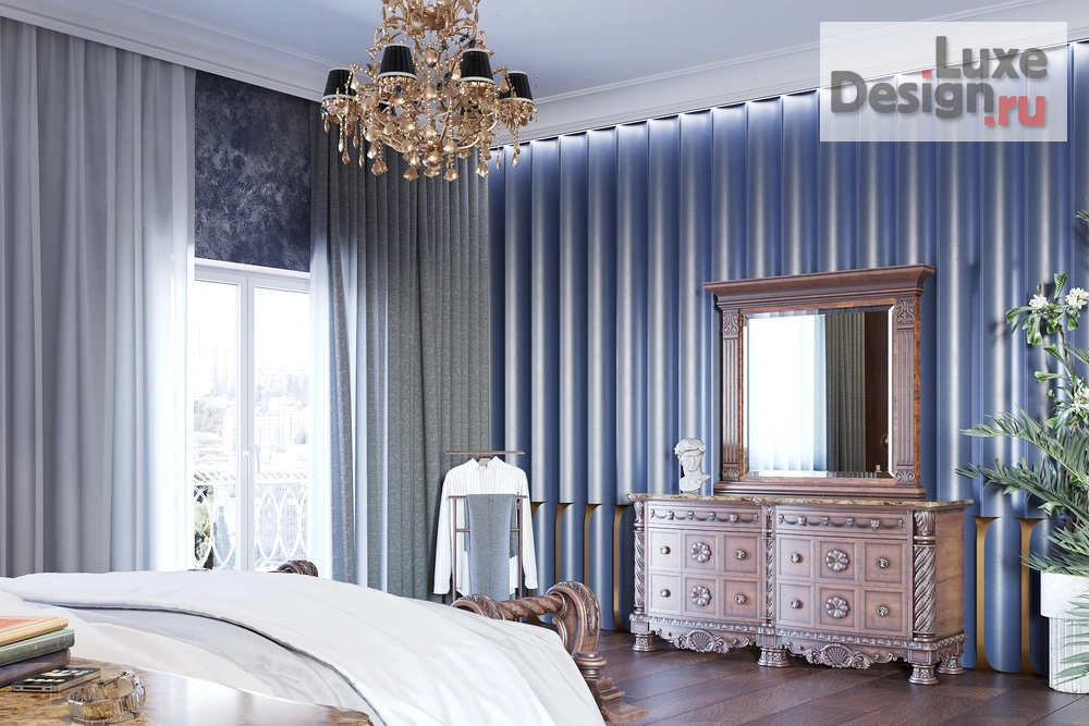 Дизайн интерьера спальни "Спальня в г.Реж" (фото 2)